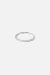 Accessorize Sterling Silver Crystal Eternity Ring thumbnail 2