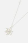 Accessorize Carded Gifting Snowflake Necklace thumbnail 2