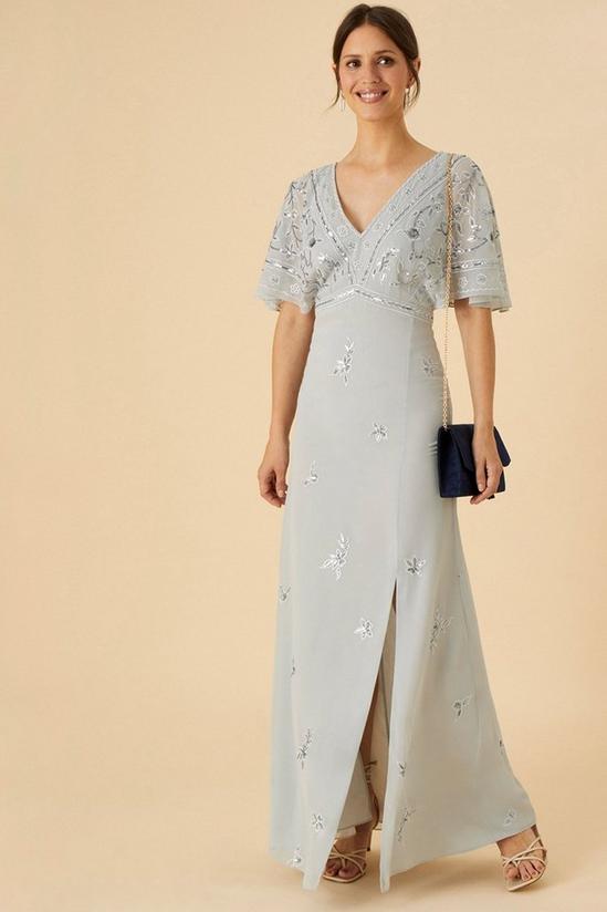 Monsoon 'Elena' Embellished Maxi  Dress 1