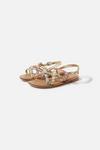 Angels by Accessorize Beaded Flower Crossover Sandals thumbnail 2