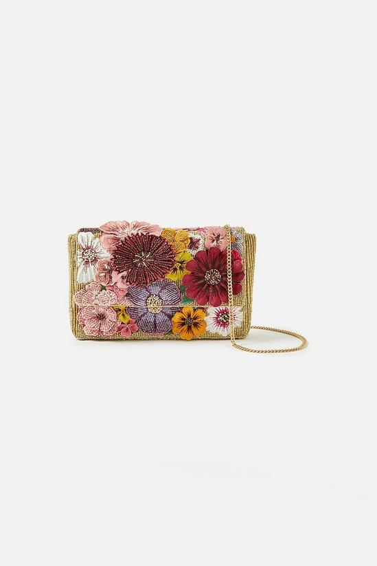 Accessorize 3D Floral Clutch Bag 1