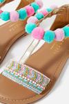 Angels by Accessorize Pom Embellished Sandals thumbnail 3