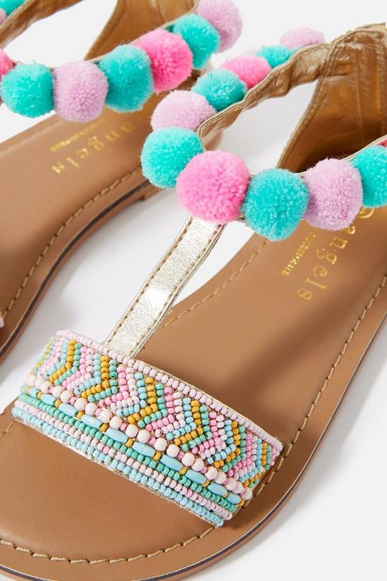 Angels by Accessorize Pom Embellished Sandals 3
