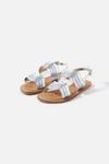 Angels by Accessorize Wavy Metallic Sandals thumbnail 2