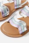 Angels by Accessorize Wavy Metallic Sandals thumbnail 3
