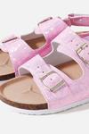 Angels by Accessorize Holographic Double Buckle Sandals thumbnail 3