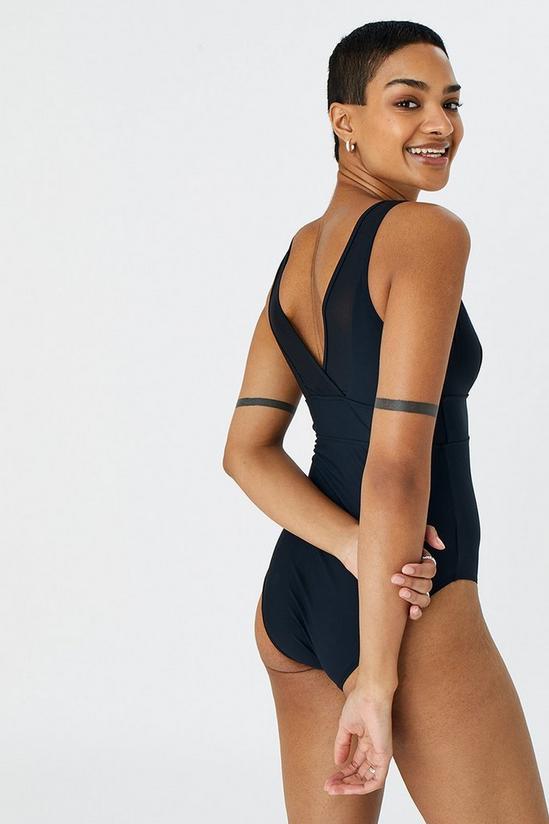 Accessorize 'Lexi' Mesh Shaping Swimsuit 3