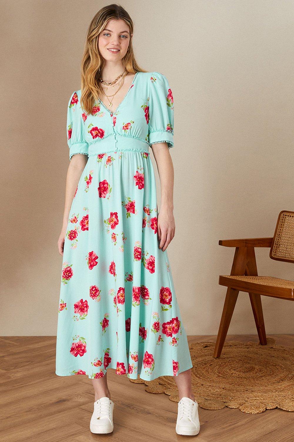 'Tilly' Floral Midi Dress