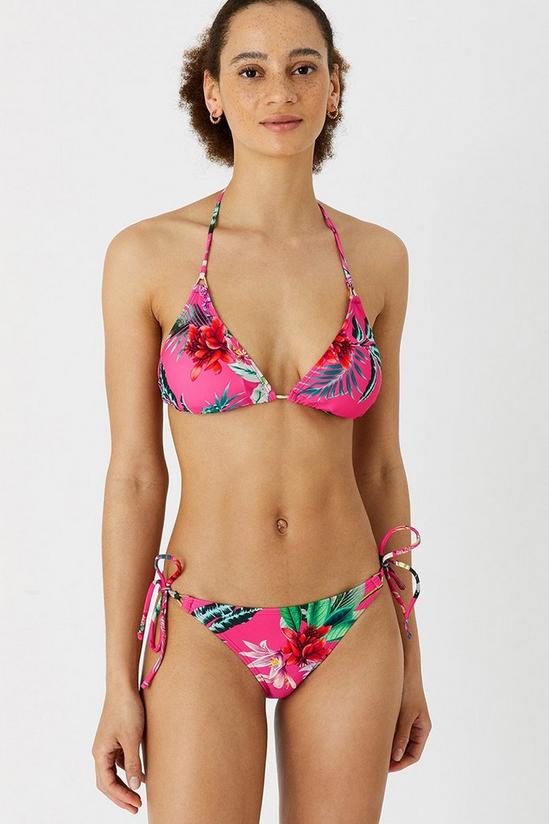 Accessorize Tropical Triangle Bikini Top 1