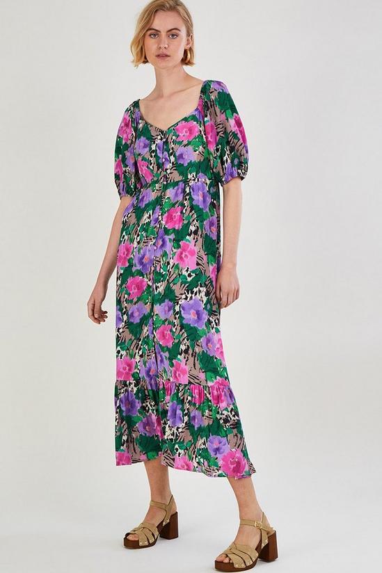 Monsoon Effie Print Tea Dress 1