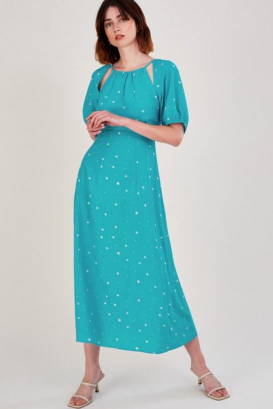Monsoon 'Sami' Spot Print Dress 1