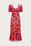 Monsoon 'Kerry' Satin Jacquard Floral Print Dress thumbnail 4