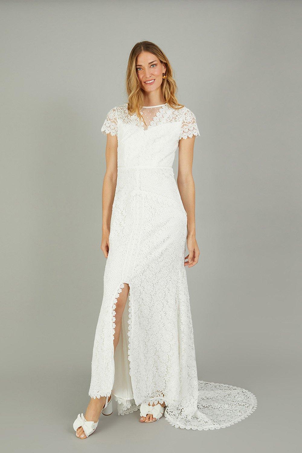 'Sienna' Lace Bridal Maxi Dress