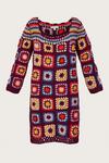 Monsoon Hand Crochet Patchwork Dress thumbnail 4
