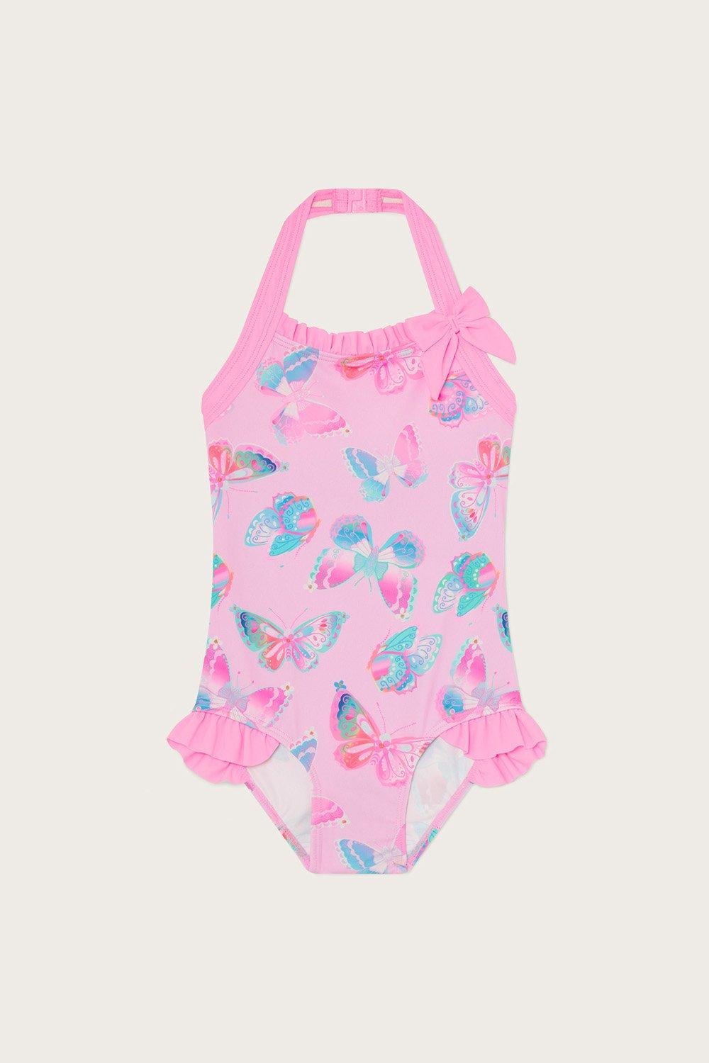 Swimwear | Butterfly Halterneck Swimsuit | Monsoon