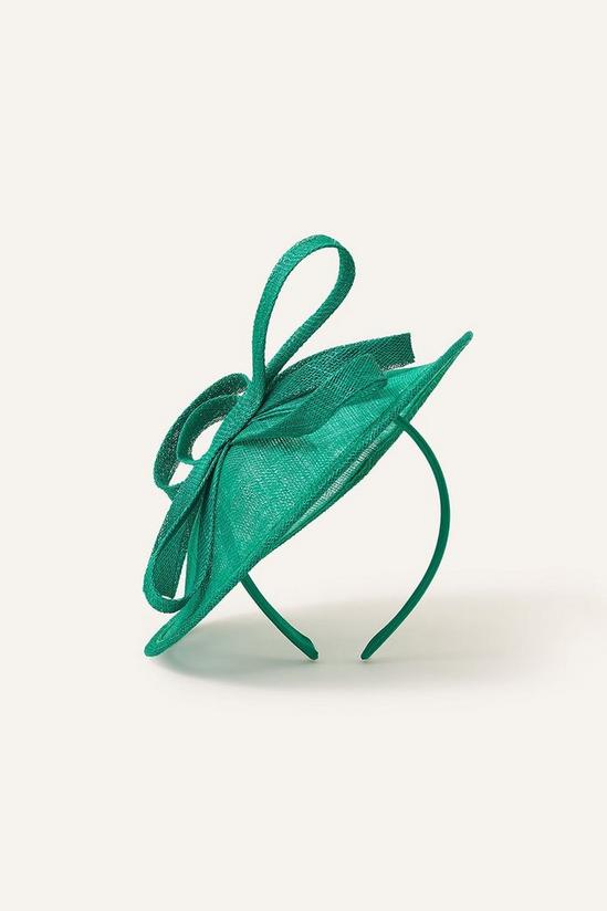Accessorize 'Katie' Bow Disc Sinamay Band Fascinator 1