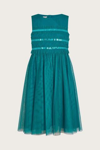 Product 'Marcia' Ruffle Dress Green