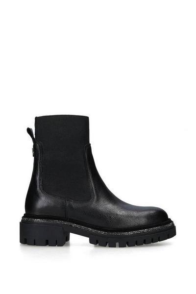 'Dazzle Ankle' Leather Boots