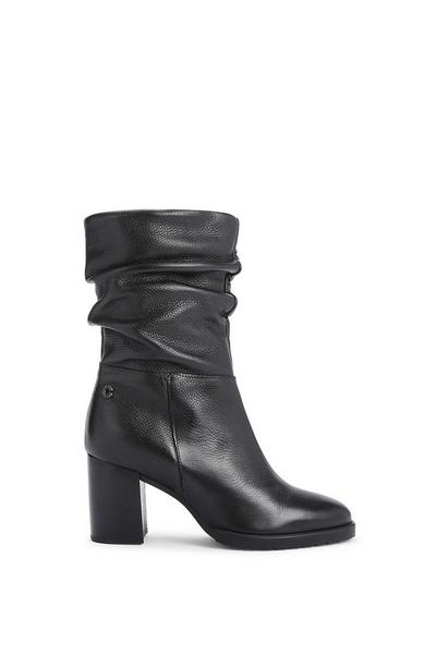 'Turnup' Leather Boots