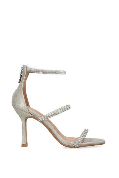 'Frances Sandal' Fabric Heels