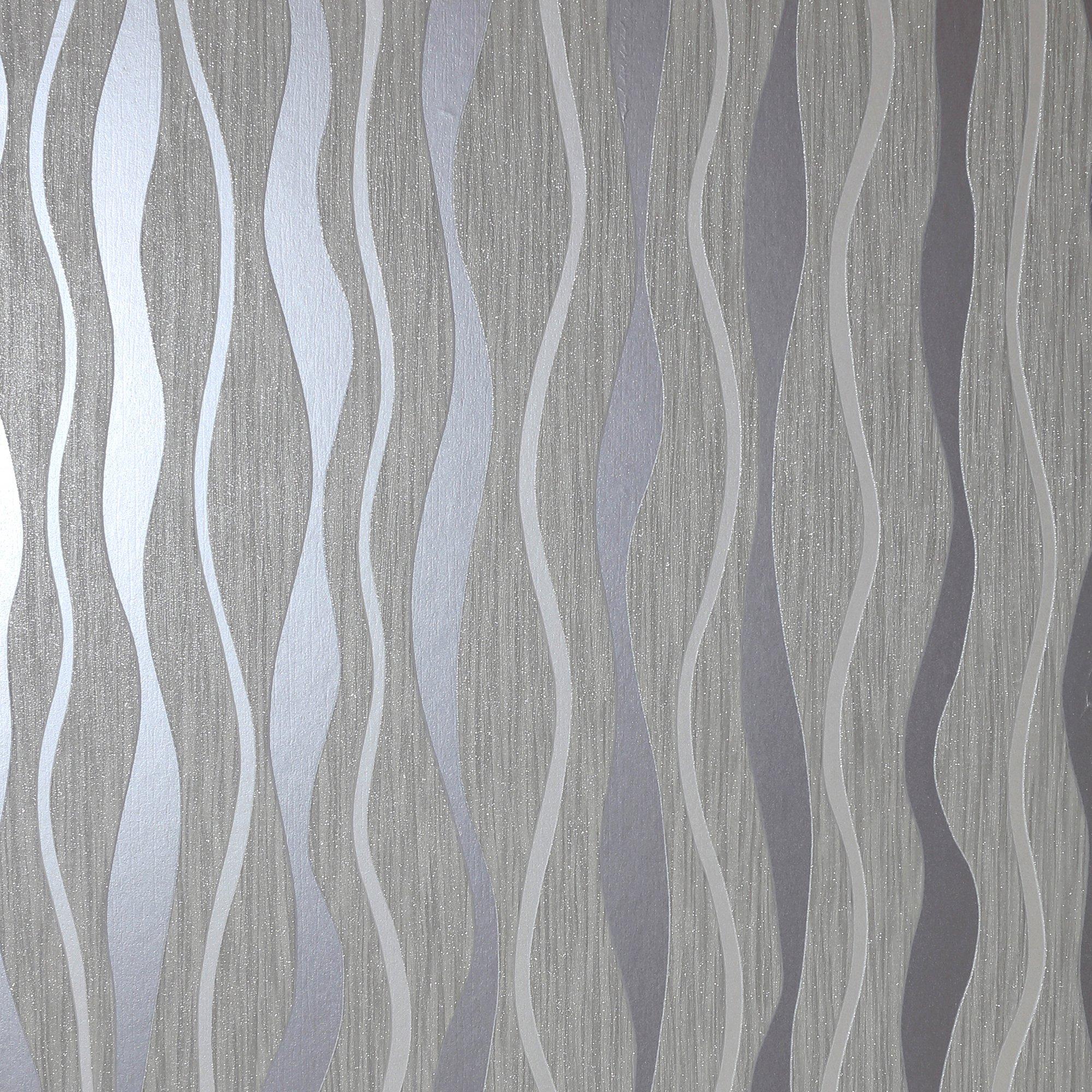 Arthouse Wallpaper Metallic Wave 292801