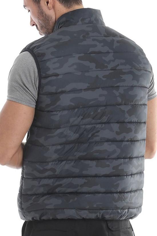 Lee Cooper Workwear Camo Print Padded Vest 3