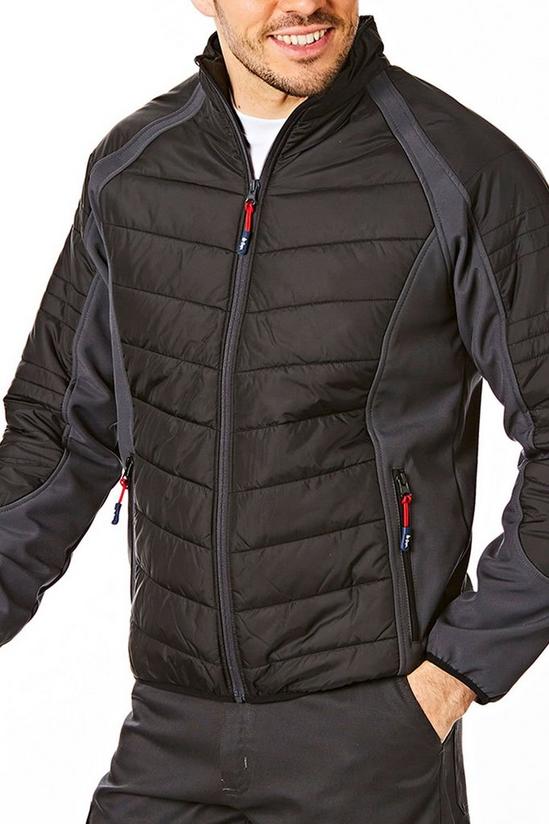 Lee Cooper Workwear Contrast Quilted Padded Jacket 3