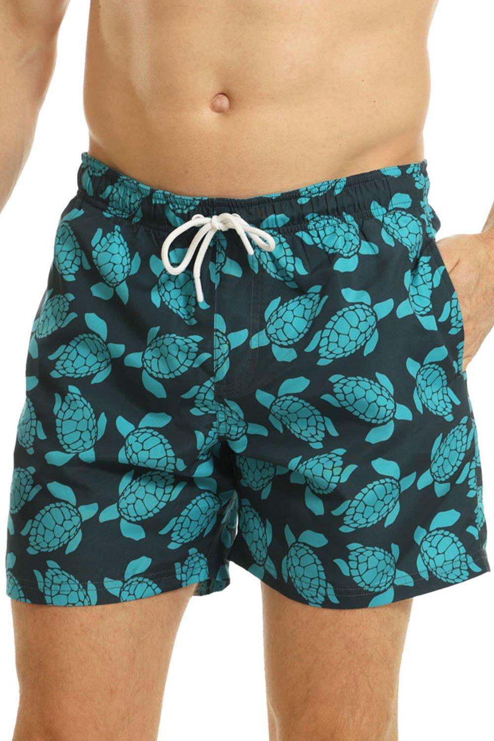 Turtles Printed Swim Shorts