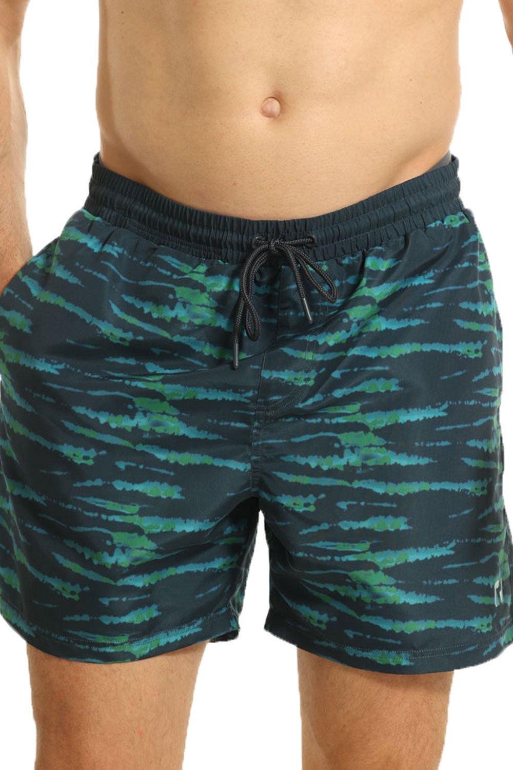 Tie Dye Print Swim Shorts