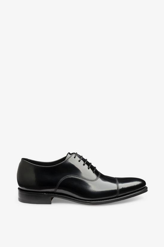 Loake Shoemakers 'Smith' Black Toe Cap Oxford Shoes 1