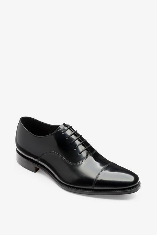 Loake Shoemakers 'Smith' Black Toe Cap Oxford Shoes 2