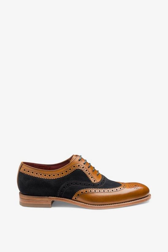 Loake Shoemakers 'Thompson' Suede Brogue Shoes 1
