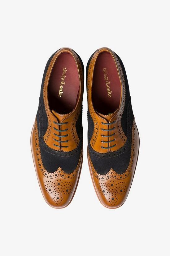 Loake Shoemakers 'Thompson' Suede Brogue Shoes 3