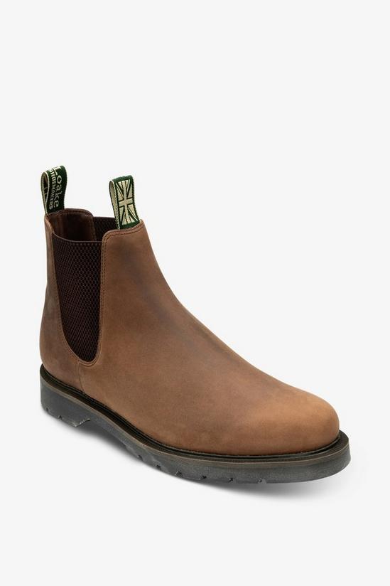 Loake Shoemakers 'McCauley' Oiled Nubuck Leather Chelsea Boot - Goodyear welted PVC soles 2