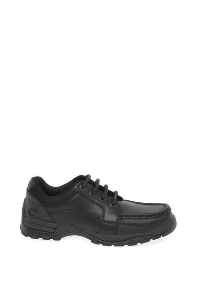 'Dylan' Leather Lace Up School Shoes