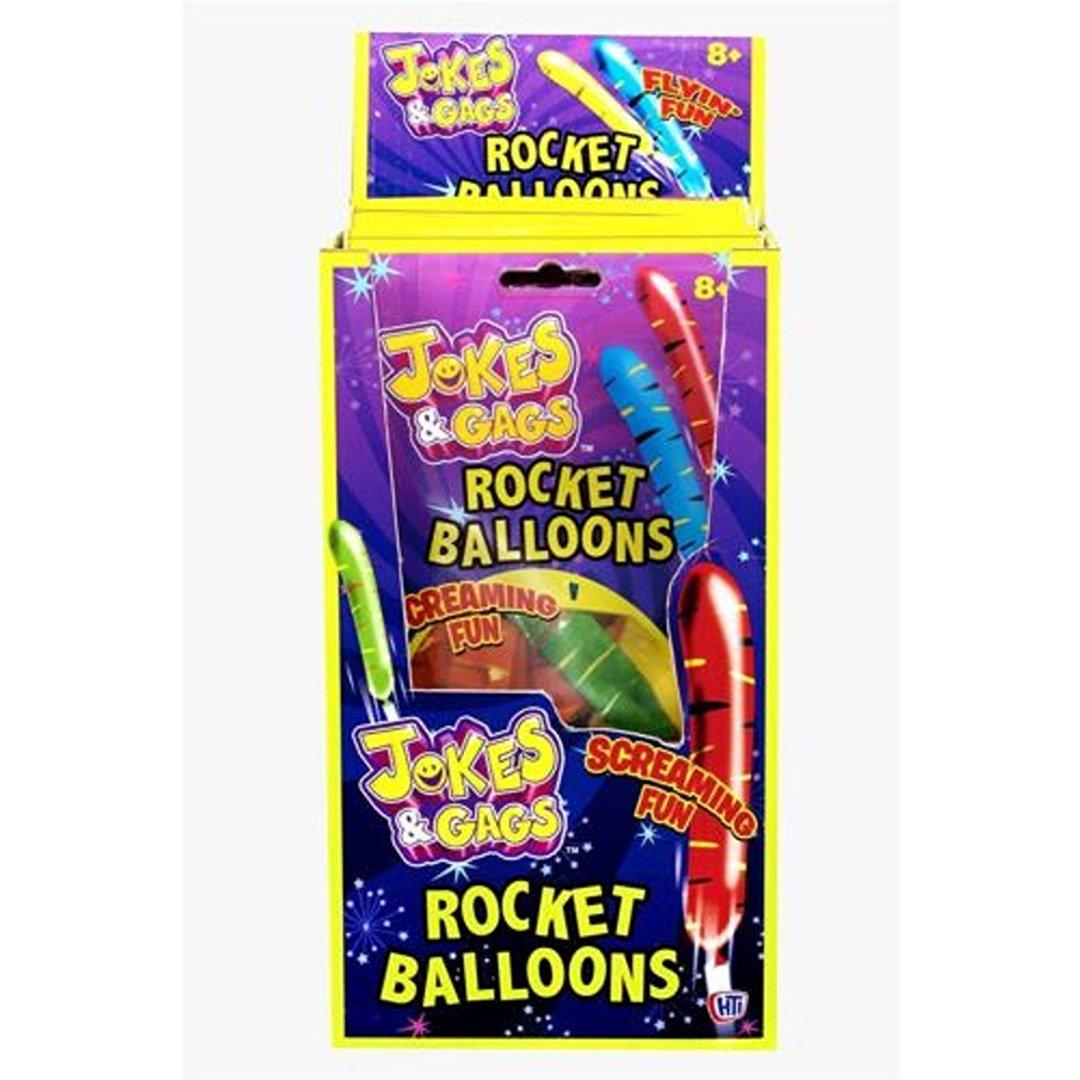 Jokes & Gags Rocket Balloons 12 Pack