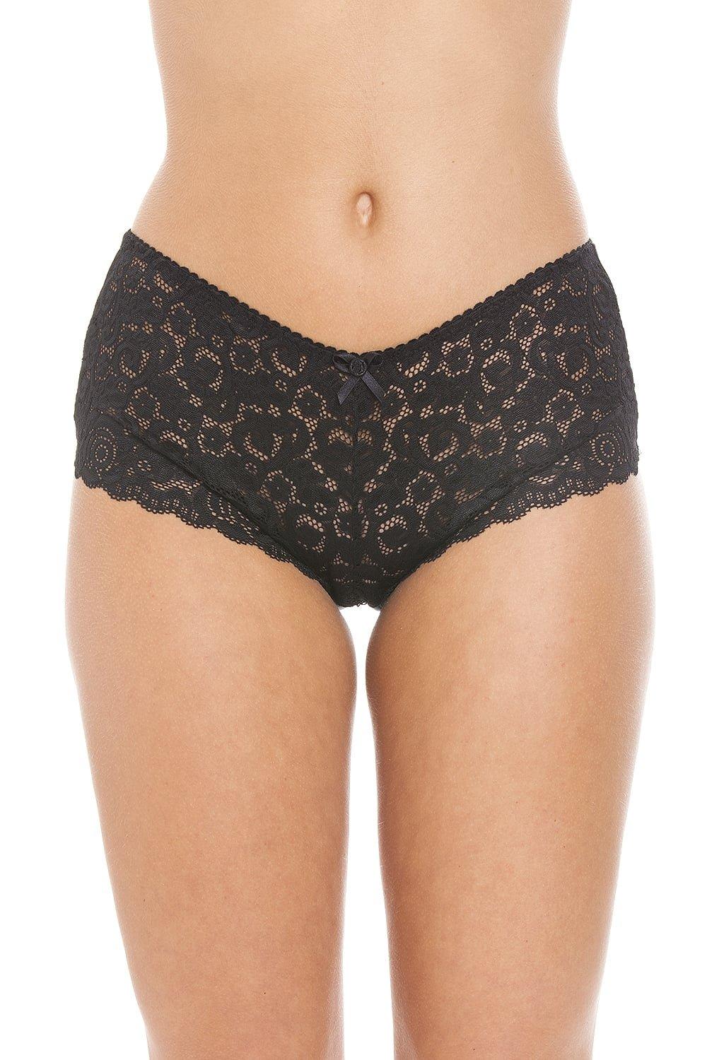 Three Pack Floral Lace Boxer Shorts