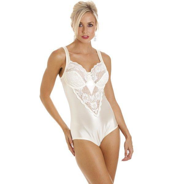 Luxurious Underwired Non Padded Floral Lace Shapewear Body