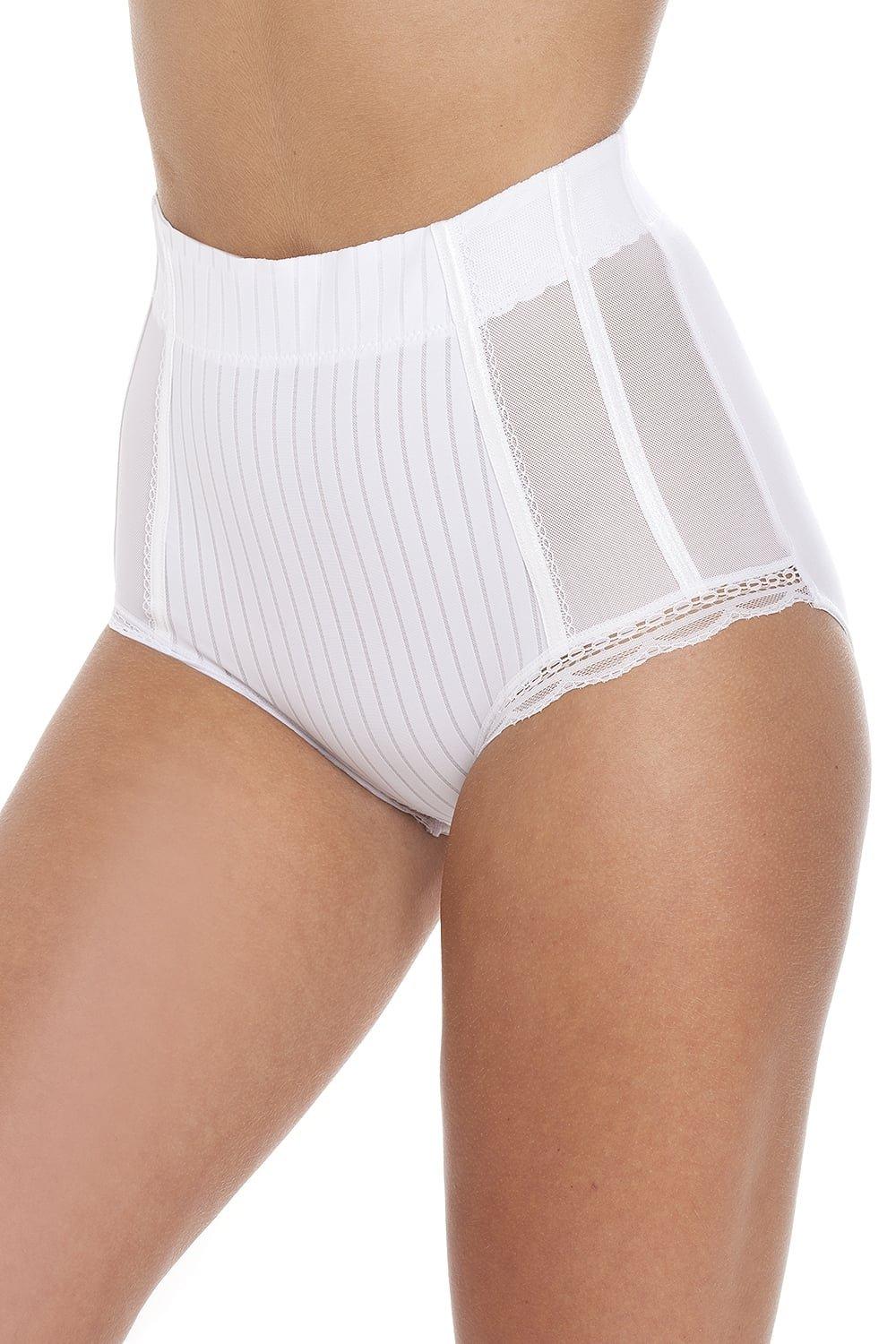 Two Pack High Waisted Mesh Support Panel Control Briefs