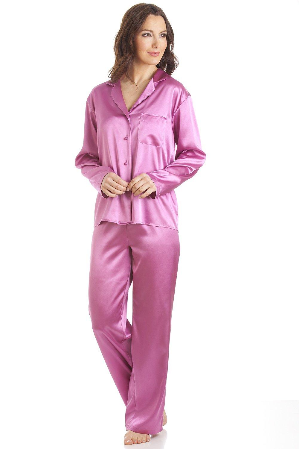 Luxury Two Piece Full Length Satin Pyjama Set