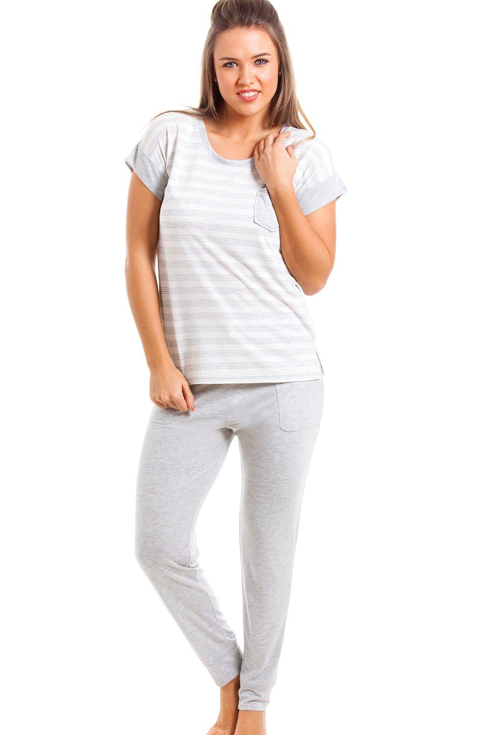 Lightweight Striped Full Length Pyjama Set