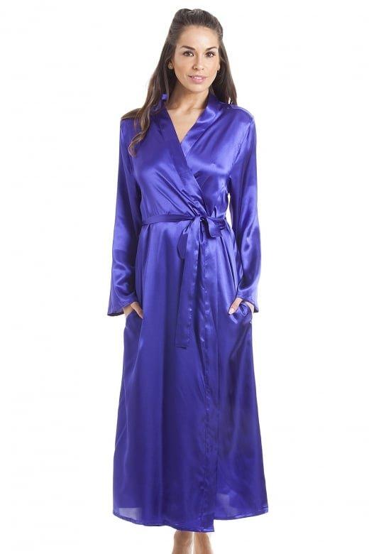 Luxury Plain Satin Dressing Gown