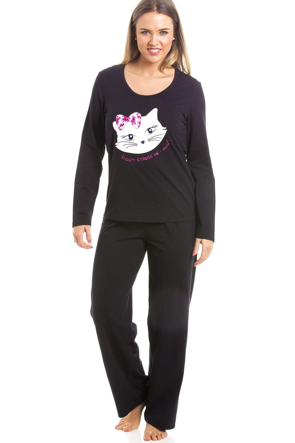 Cat Motif Pyjama Set