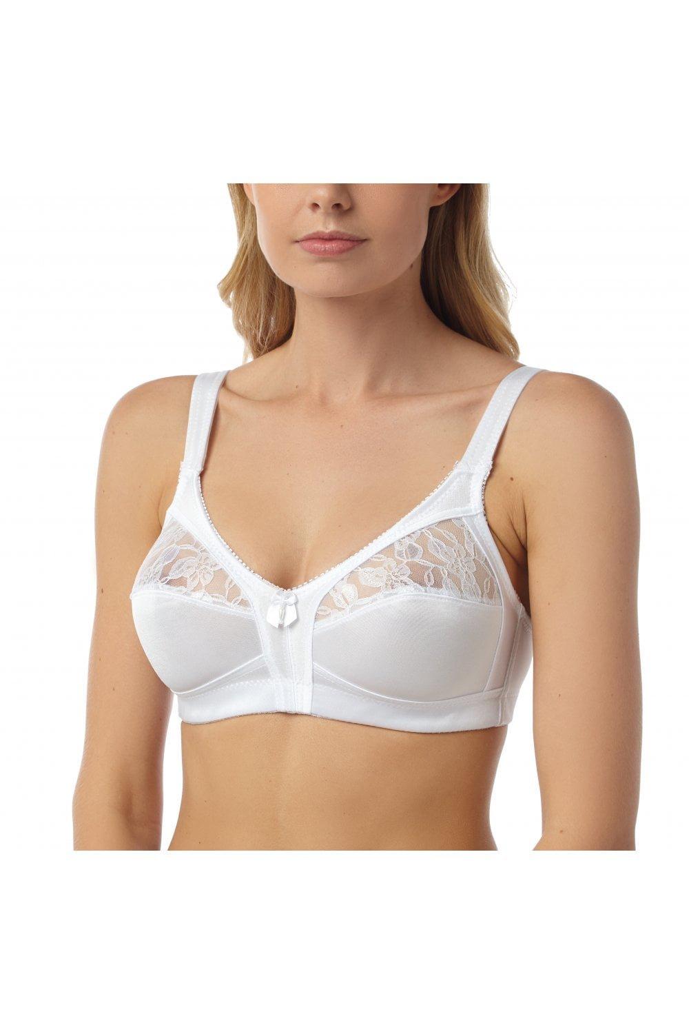 Non Wired Soft Cup Bra With Lace