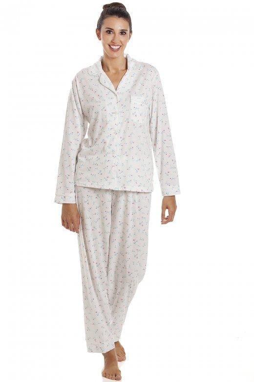 Classic Jersey Long Sleeve Floral Pyjama Set