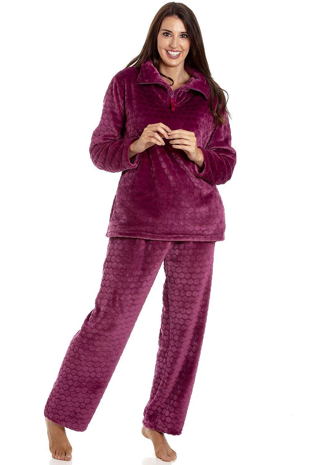 Supersoft Two Piece Spot Print Pyjama Set