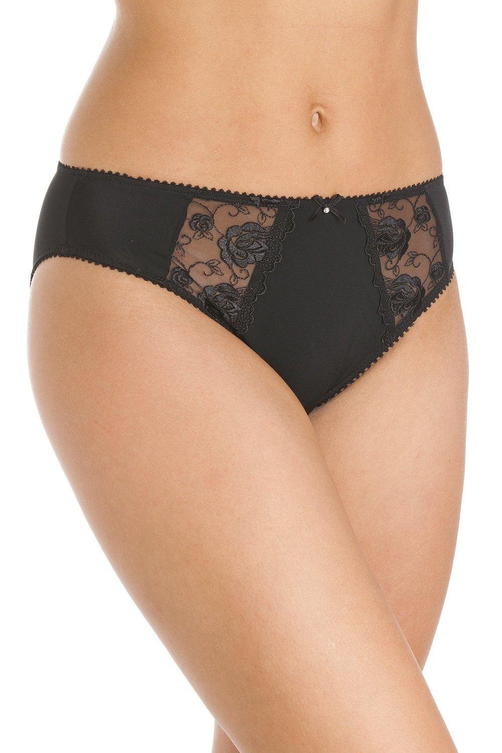 Three Pack Lace Embroidered Briefs