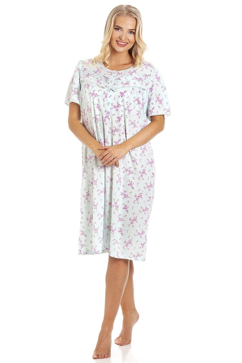 Classic Short Sleeve Floral Nightdress