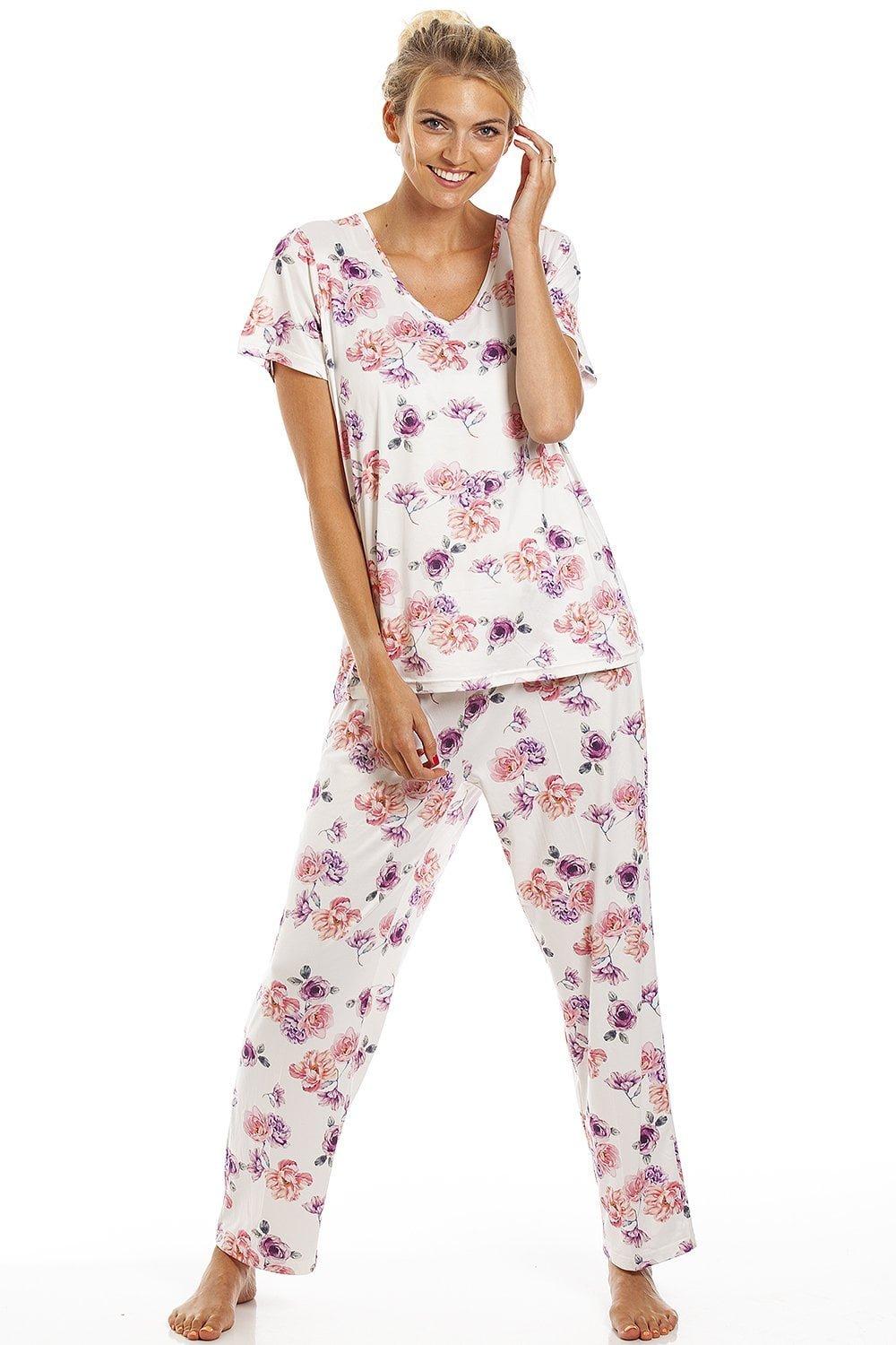Lightweight Floral Print Pyjama Set