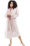 Camille Deep Pile Fluffy Bathrobe With Reverse Collar and Cuffs thumbnail 3